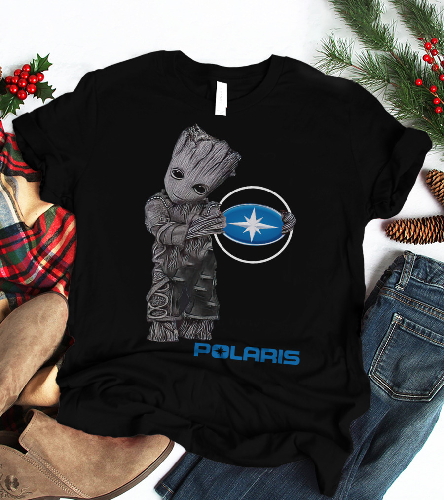 Polaris Cute Character Holding T-Shirt