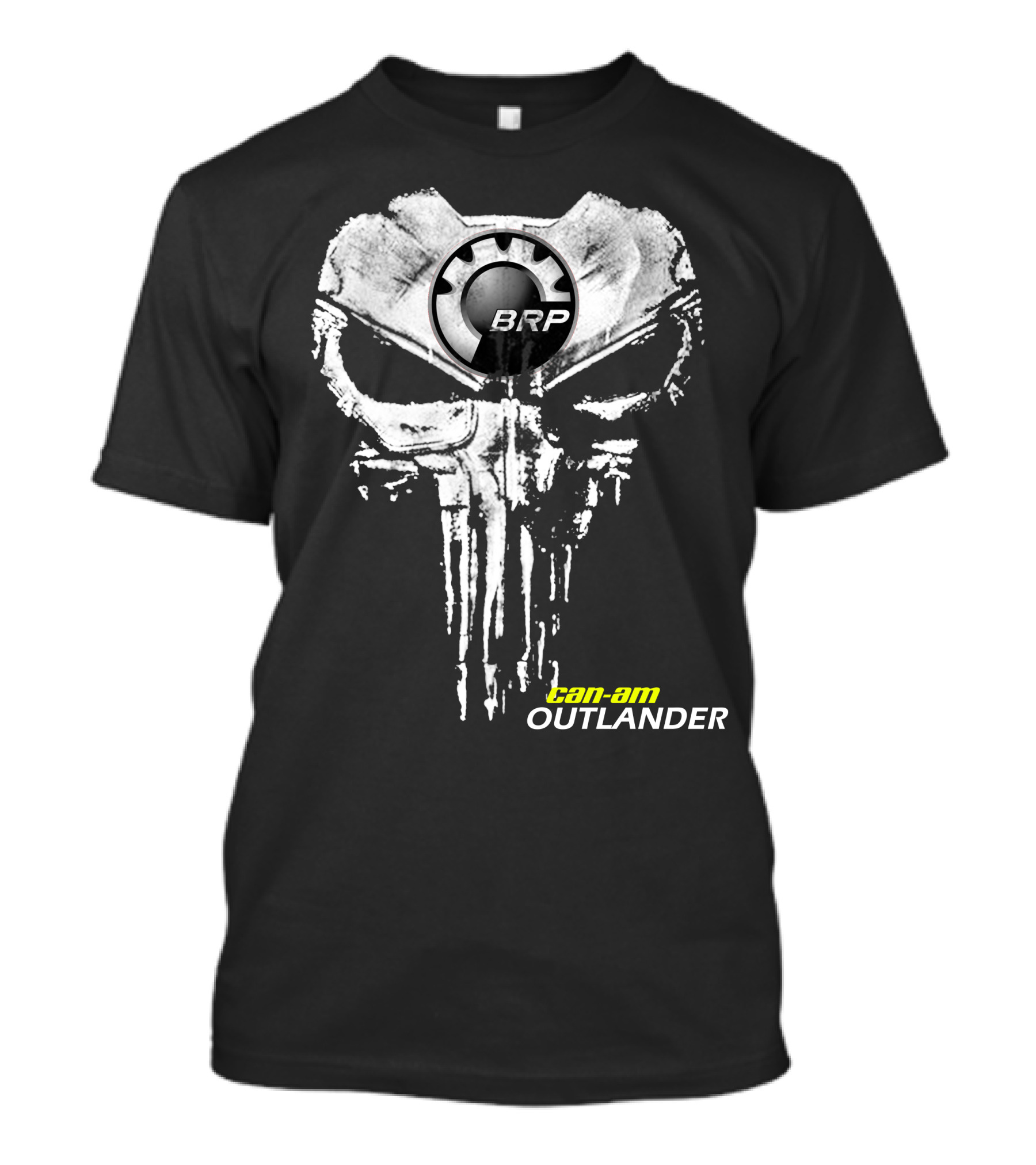 Can-Am Brp Outlander Punisher Skull T-Shirt
