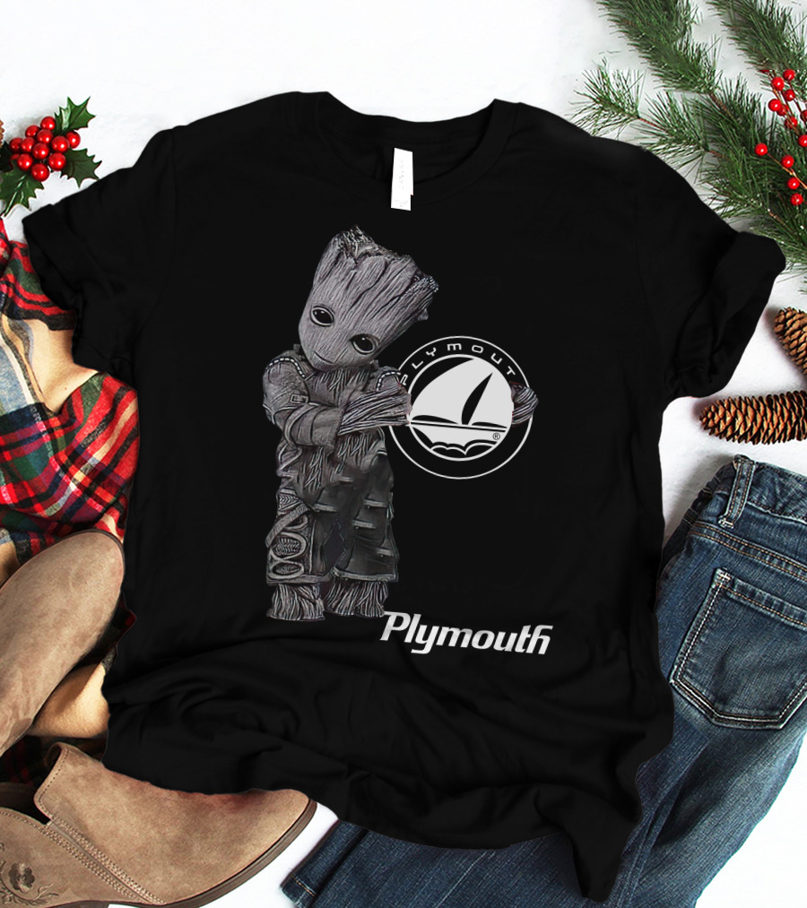 Plymouth Groot With Sailboat T-Shirt