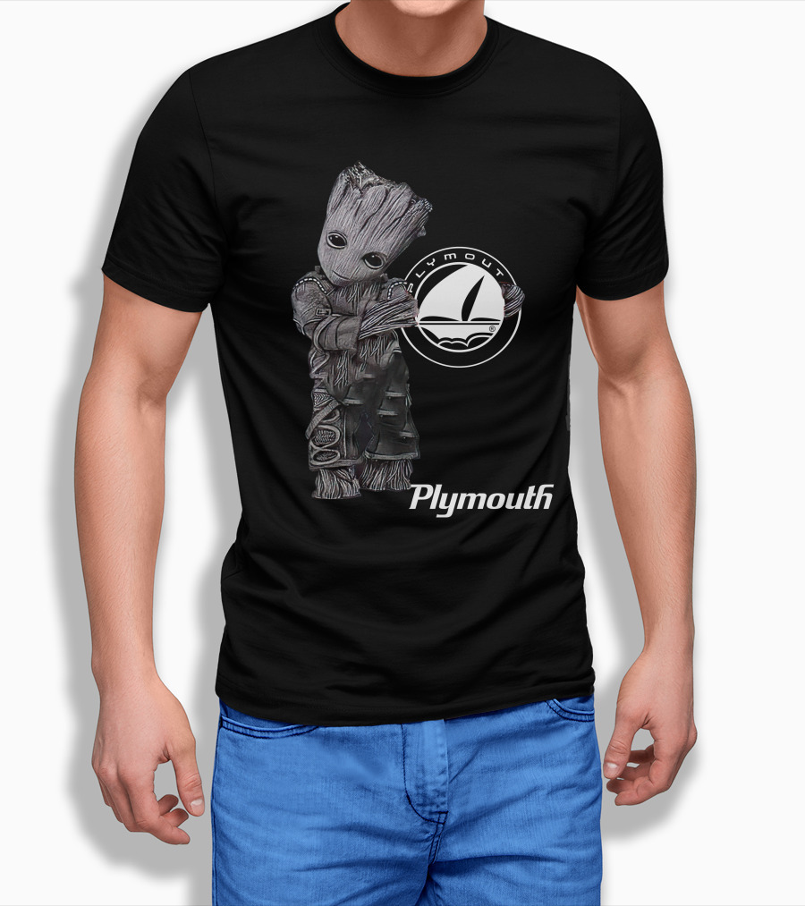 Plymouth Groot With Sailboat T-Shirt