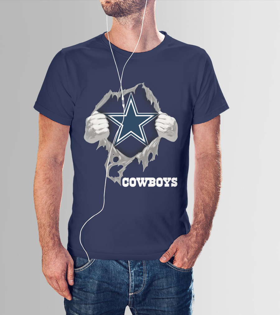 Cowboys 07 Star Logo Burst T-Shirt