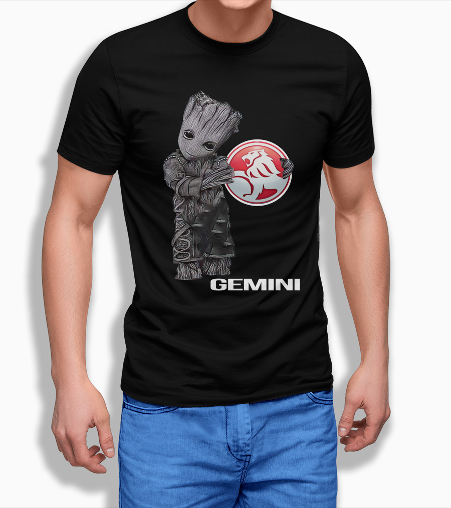 Gemini Holden Groot Character With Lion T-Shirt