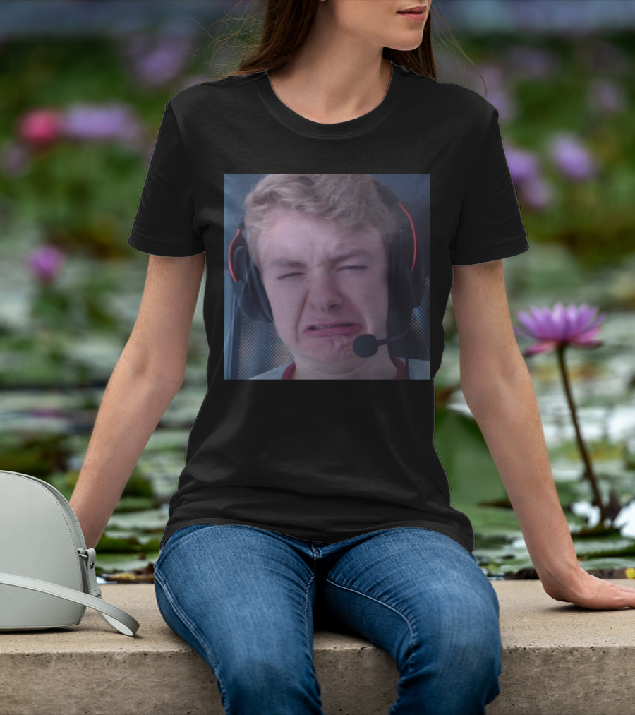 TommyInnit Meme Face Headset Expression Merch T-Shirt