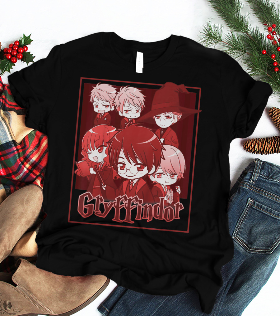 Gryffindor Only Today Anime Characters T-Shirt