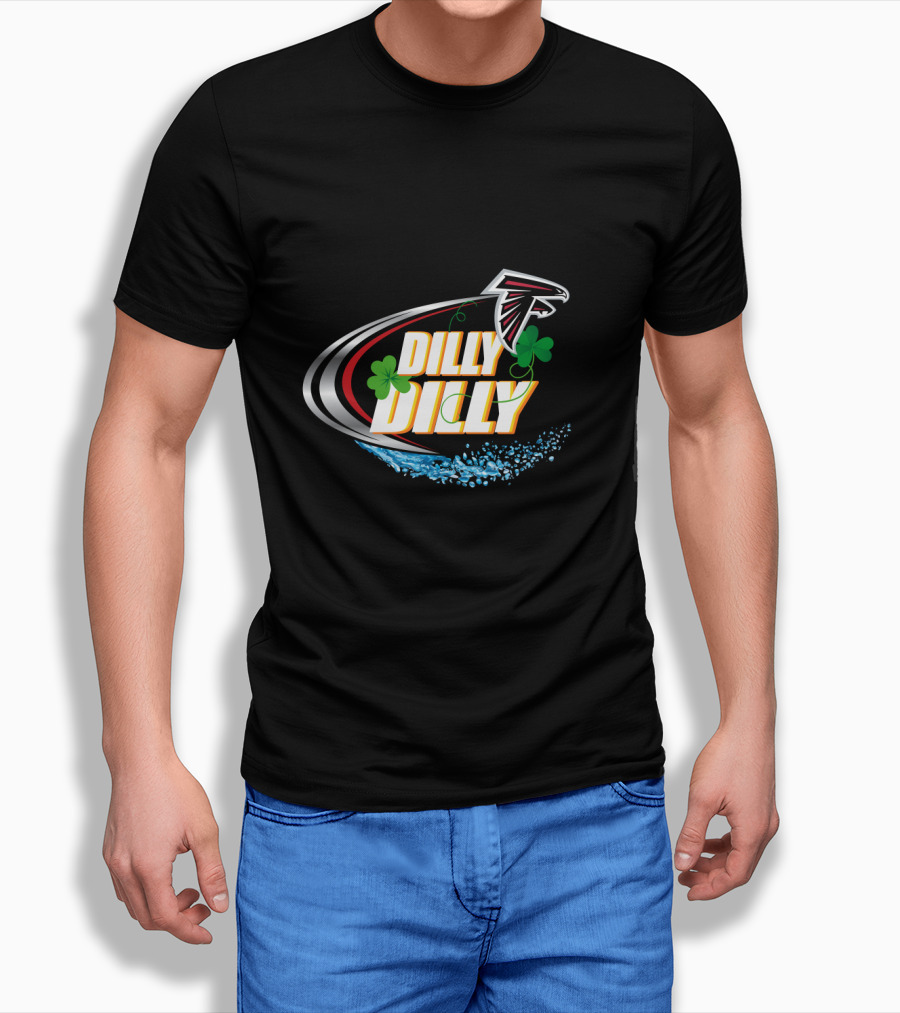 Dilly Dilly Atlanta Falcons Shamrock Splash T-Shirt