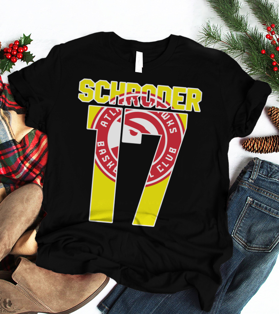 Schroder 17 Atlanta Hawks Basketball Club T-Shirt