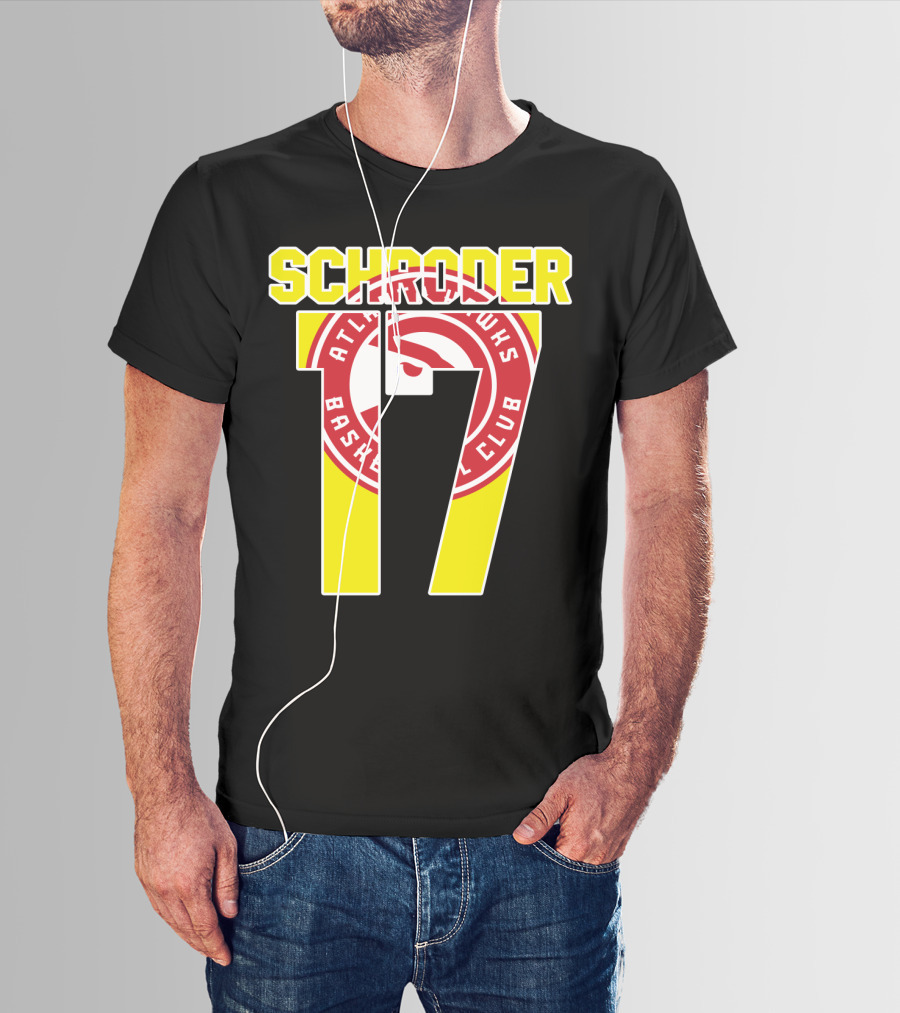 Schroder 17 Atlanta Hawks Basketball Club T-Shirt