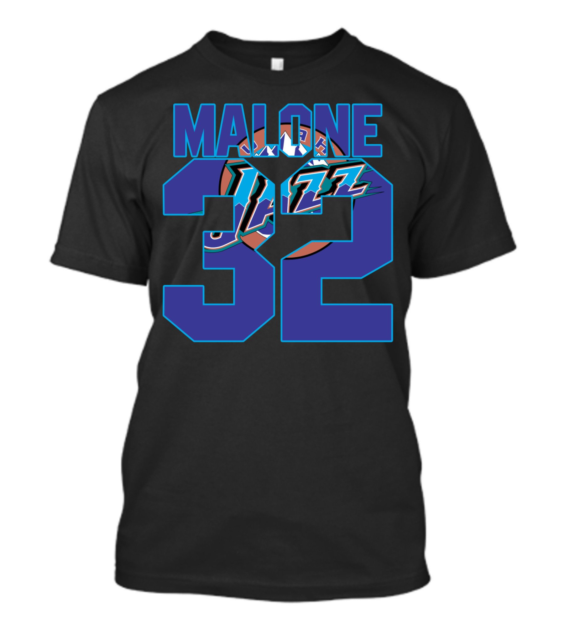 Utah Jazz Malone 32 Nba Basketball Classic T-Shirt