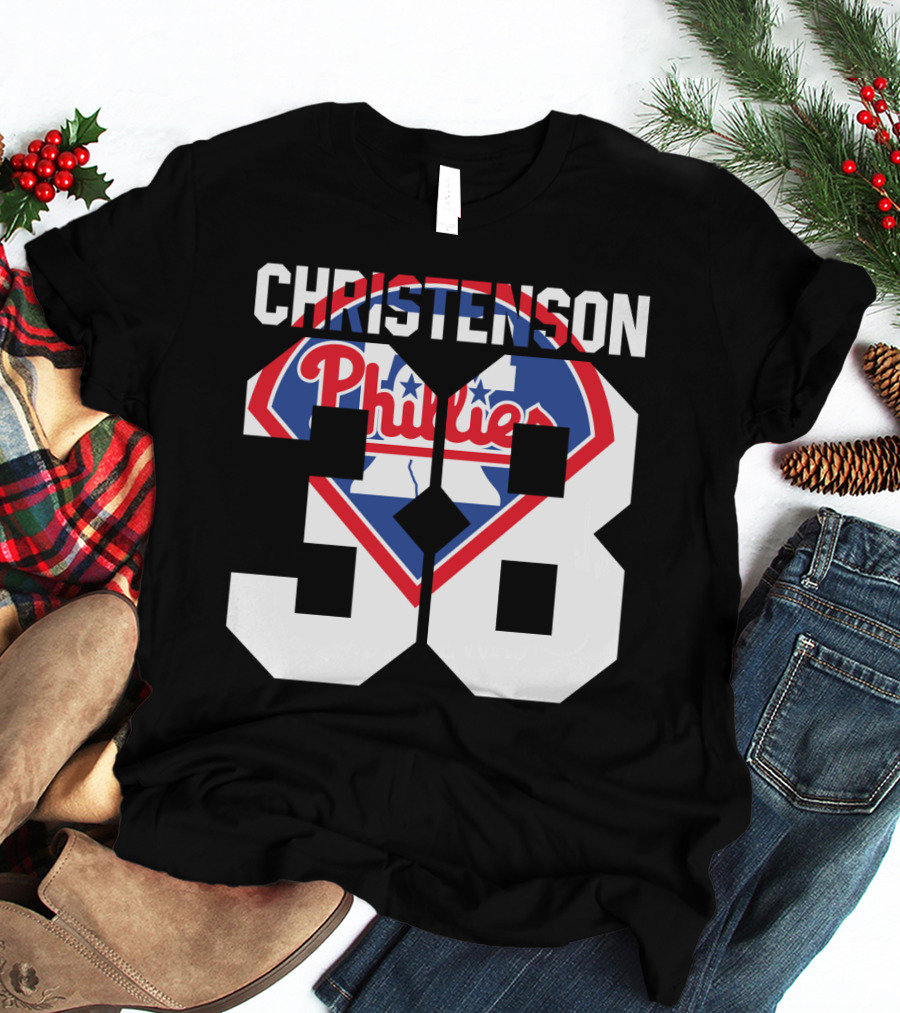 Christenson 38 Philadelphia Phillies 1981 Baseball T-Shirt