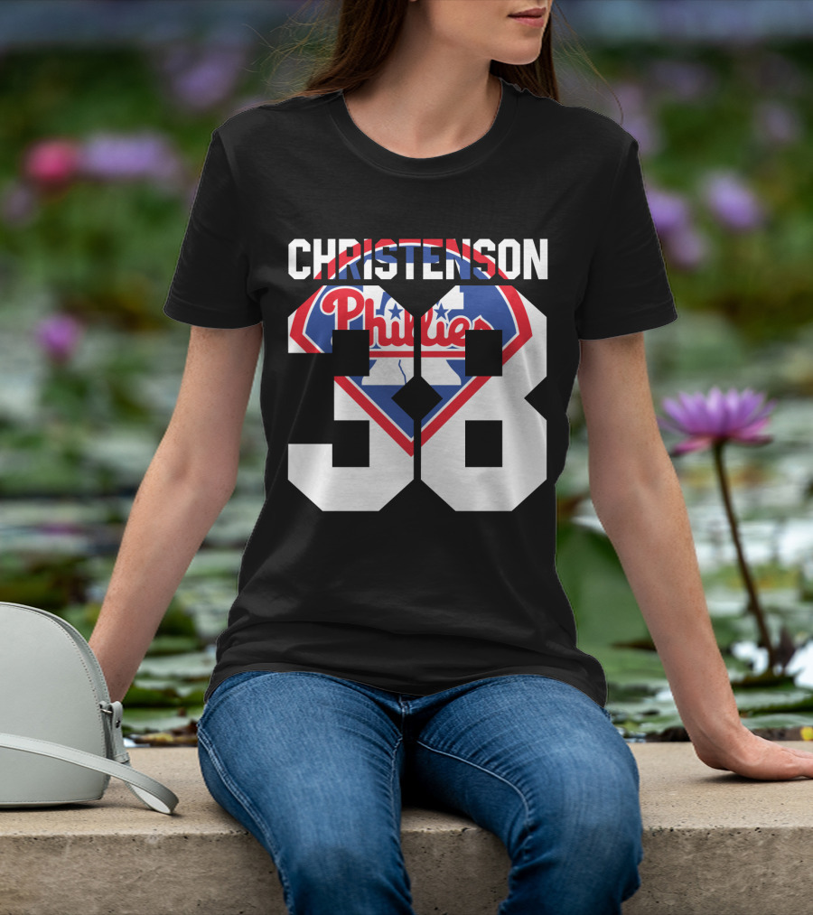 Christenson 38 Philadelphia Phillies 1981 Baseball T-Shirt