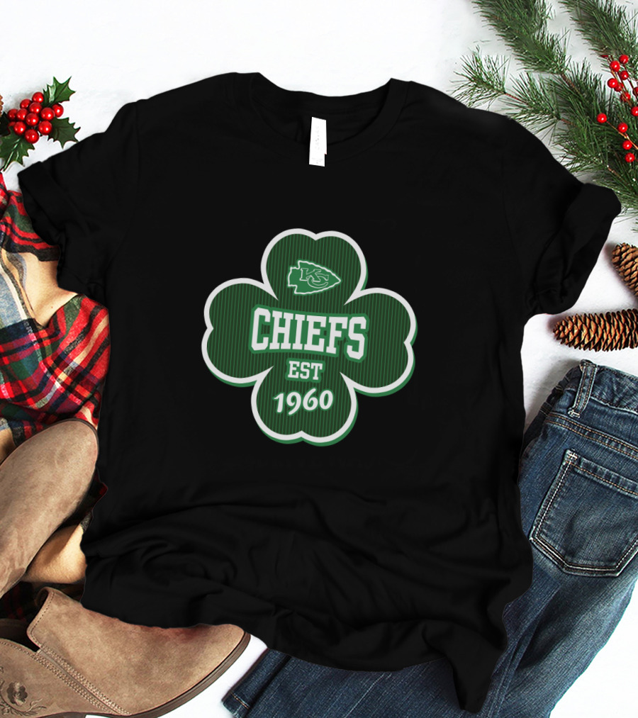 Kansas City Chiefs Est 1960 Clover T-Shirt