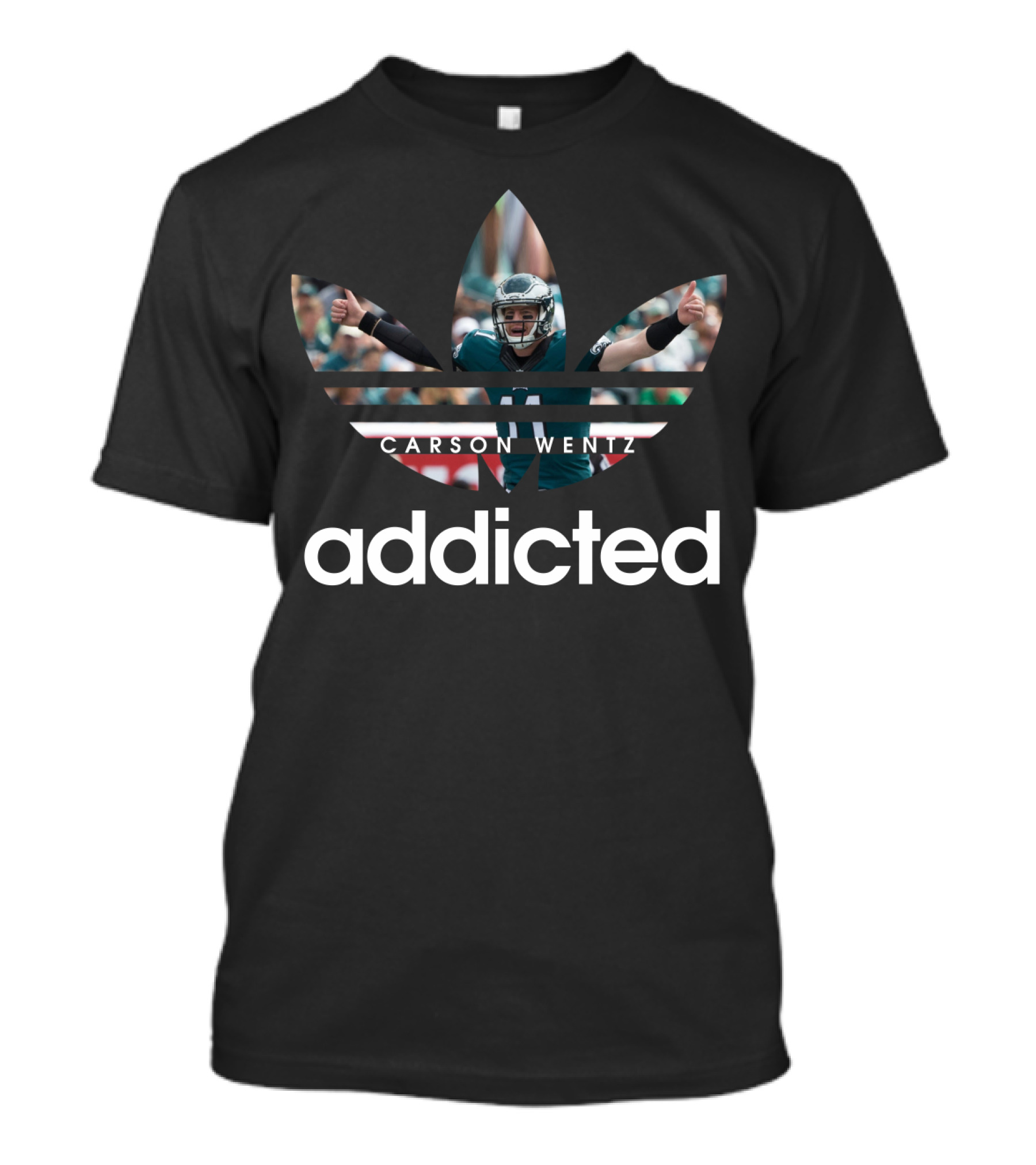 Philadelphia Eagles Carson Wentz Addicted Nfl T-Shirt