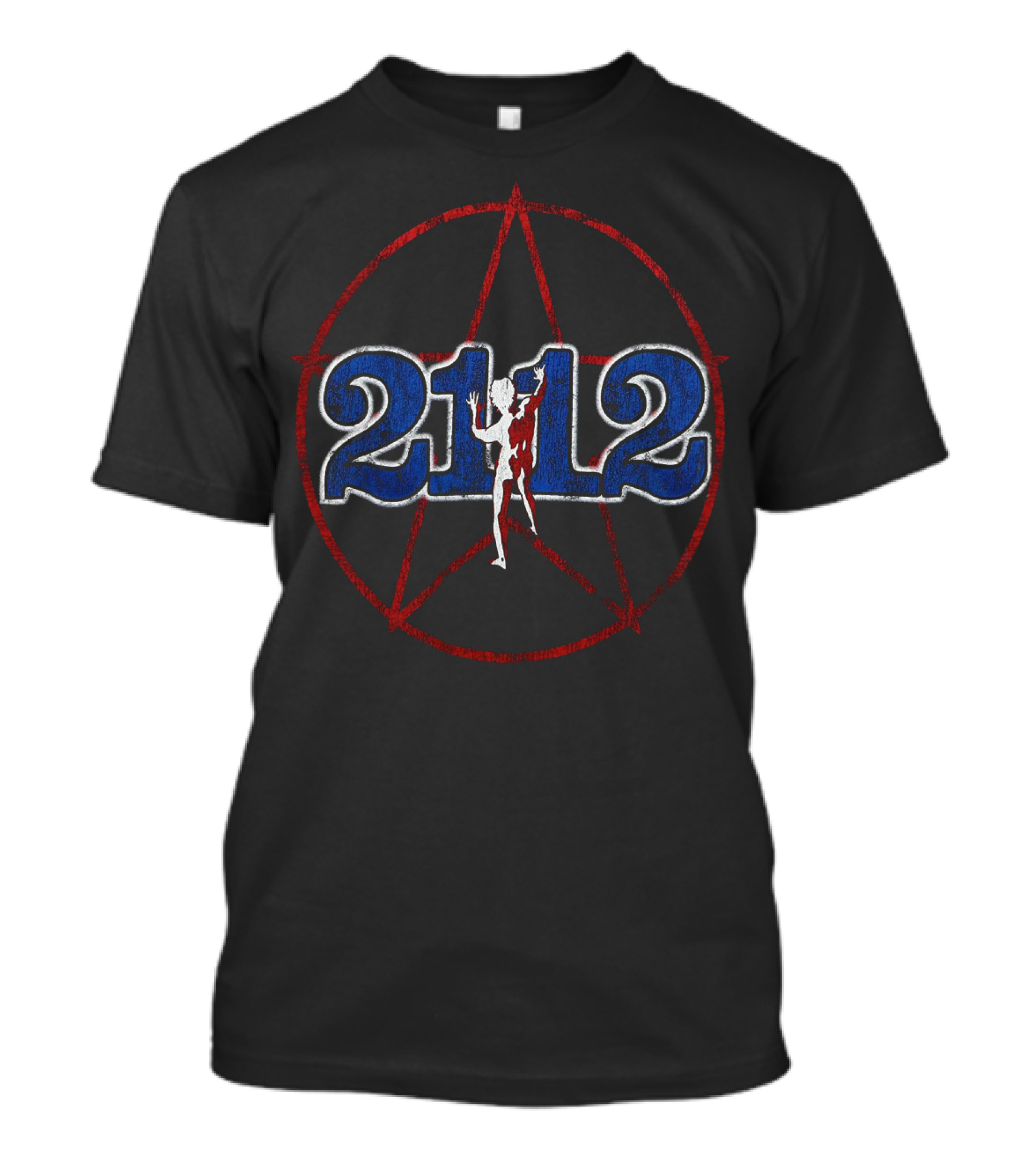 Rush 2112 Black Star Logo Iconic Album Artwork T-Shirt