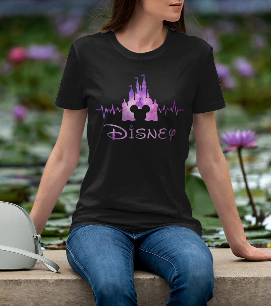 Disney Mickey Castle Heartbeat T-Shirt
