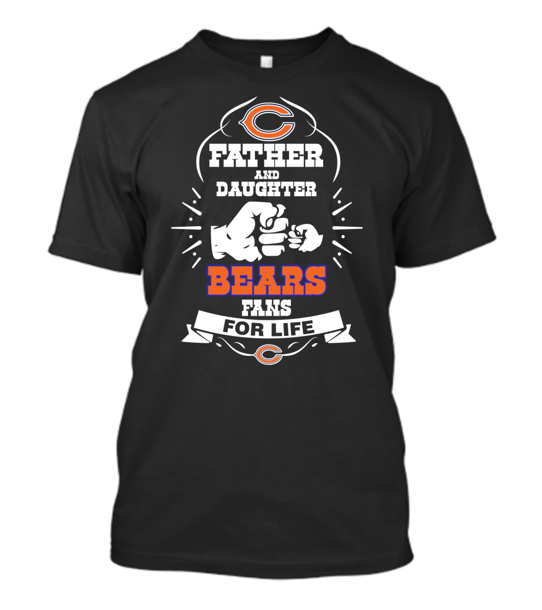Father And Daughter Bears Fans For Life T-Shirt