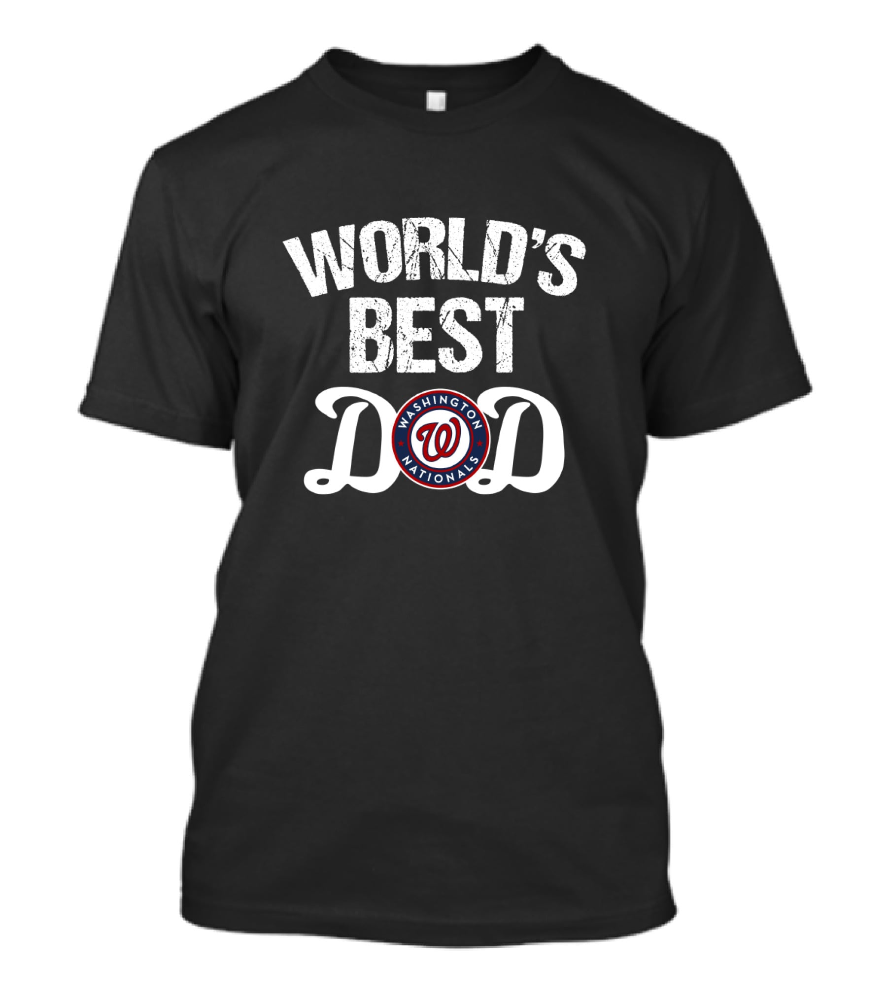 World's Best Dad Washington Nationals T-Shirt
