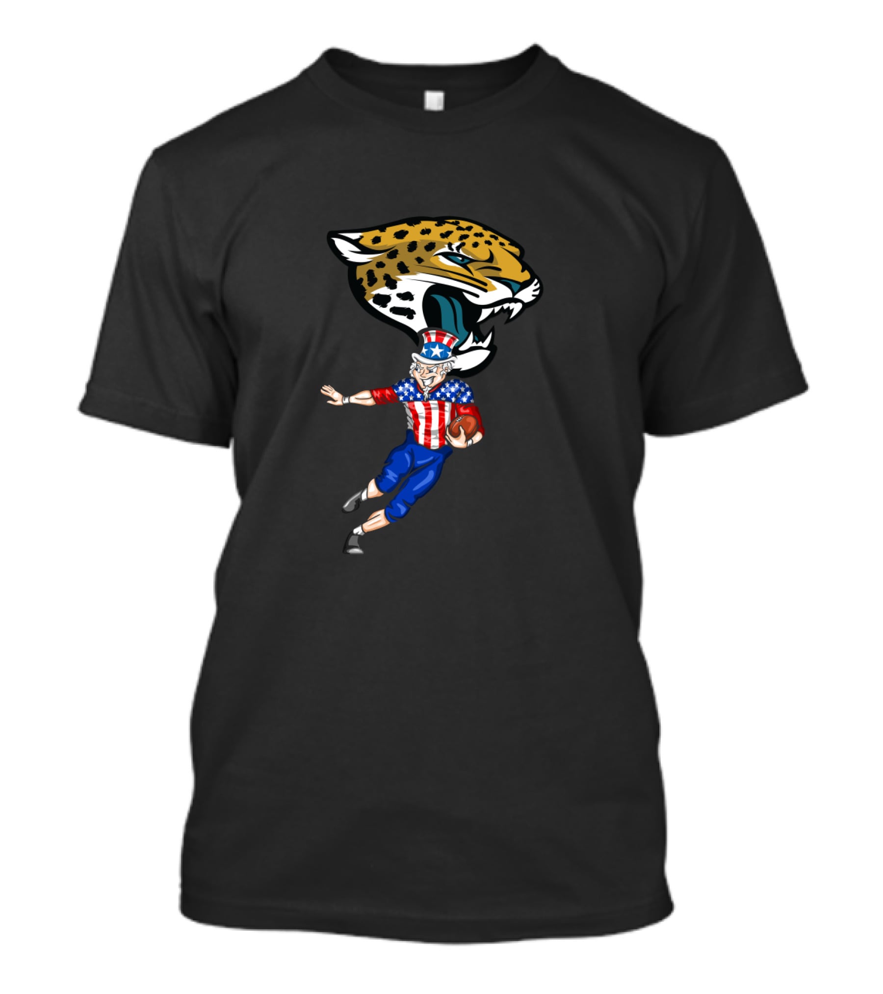 Jacksonville Jaguars Uncle Sam 4Th July Football Patriotic Celebration T-Shirt