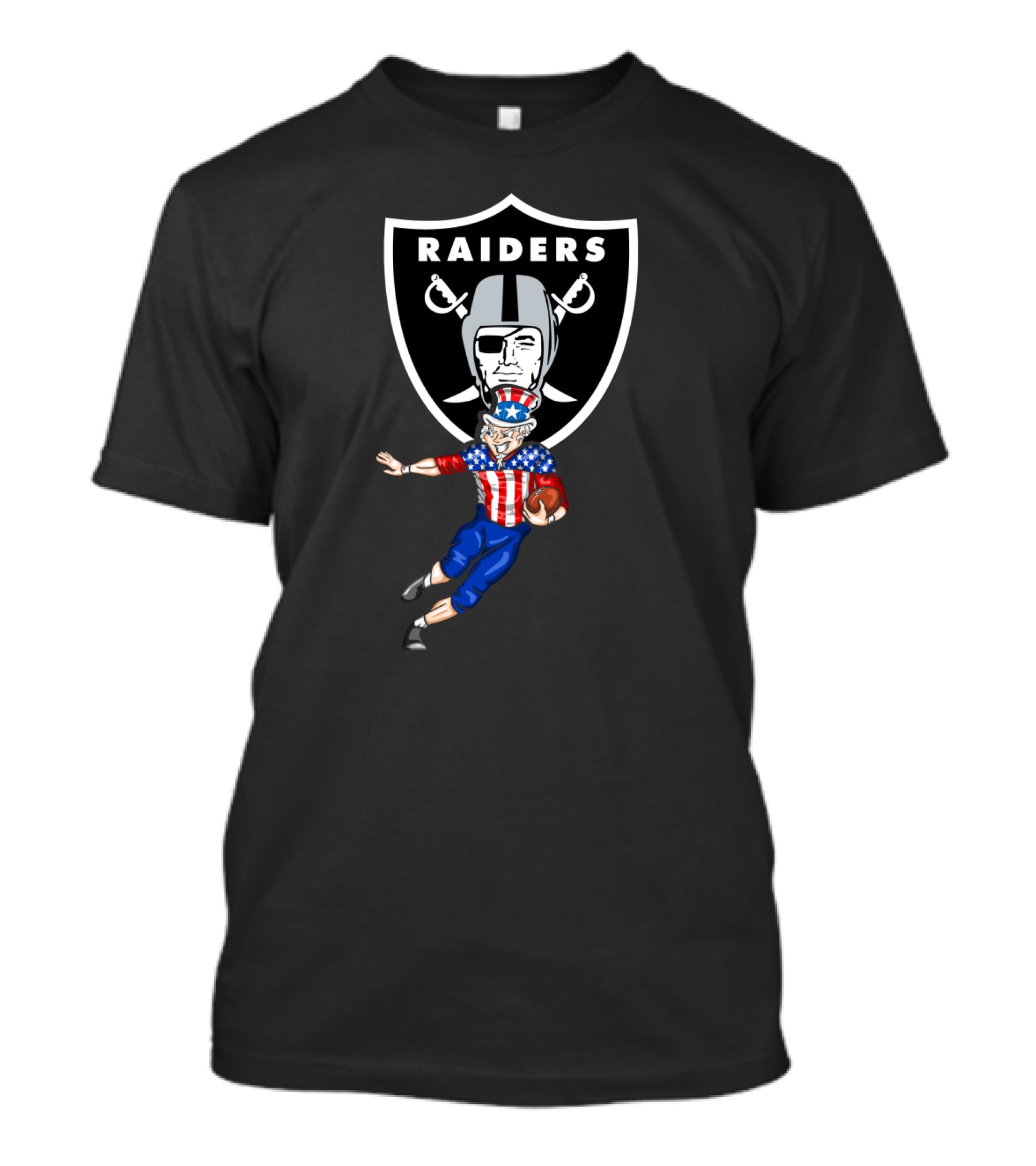 Raiders Uncle Sam 4Th Of July Football Oakland T-Shirt