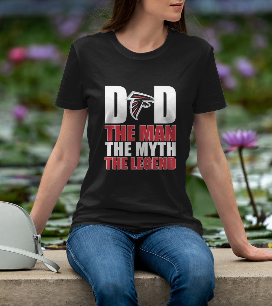 Dad Atlanta Falcons The Man The Myth The Legend T-Shirt