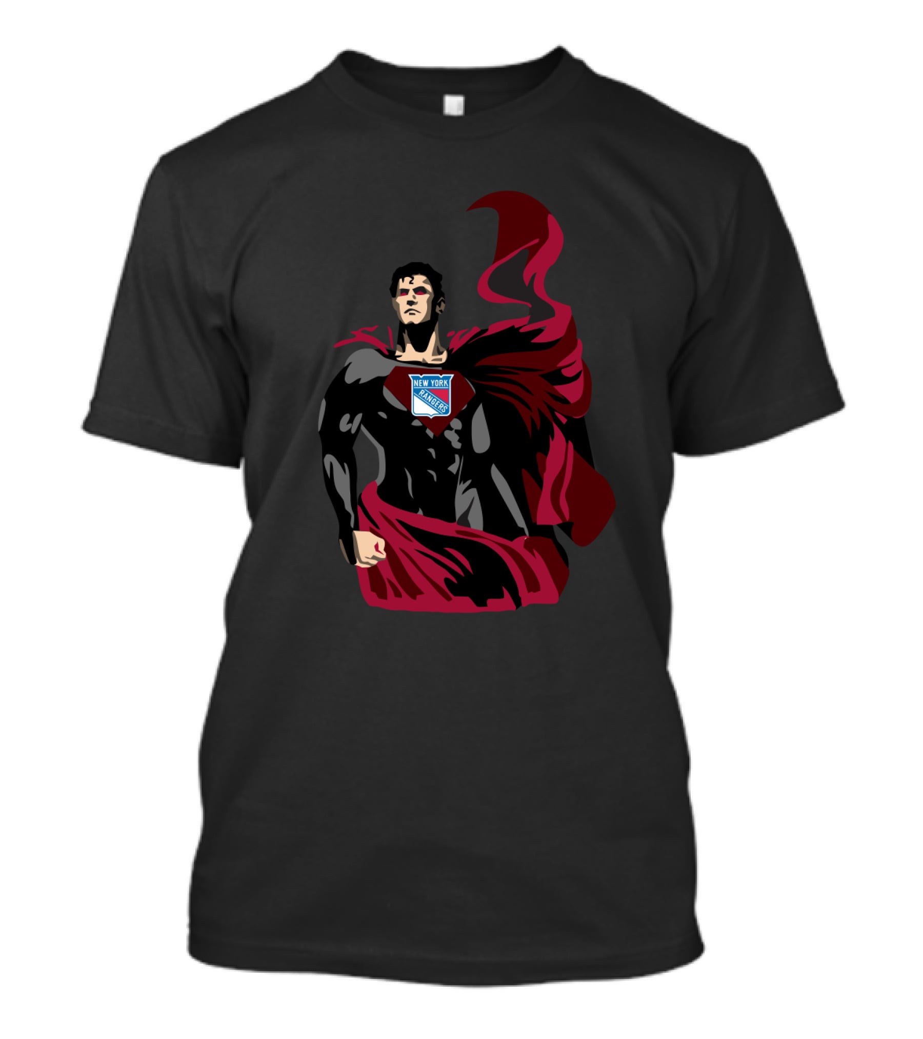 Superman New York Rangers Fan Icon T-Shirt