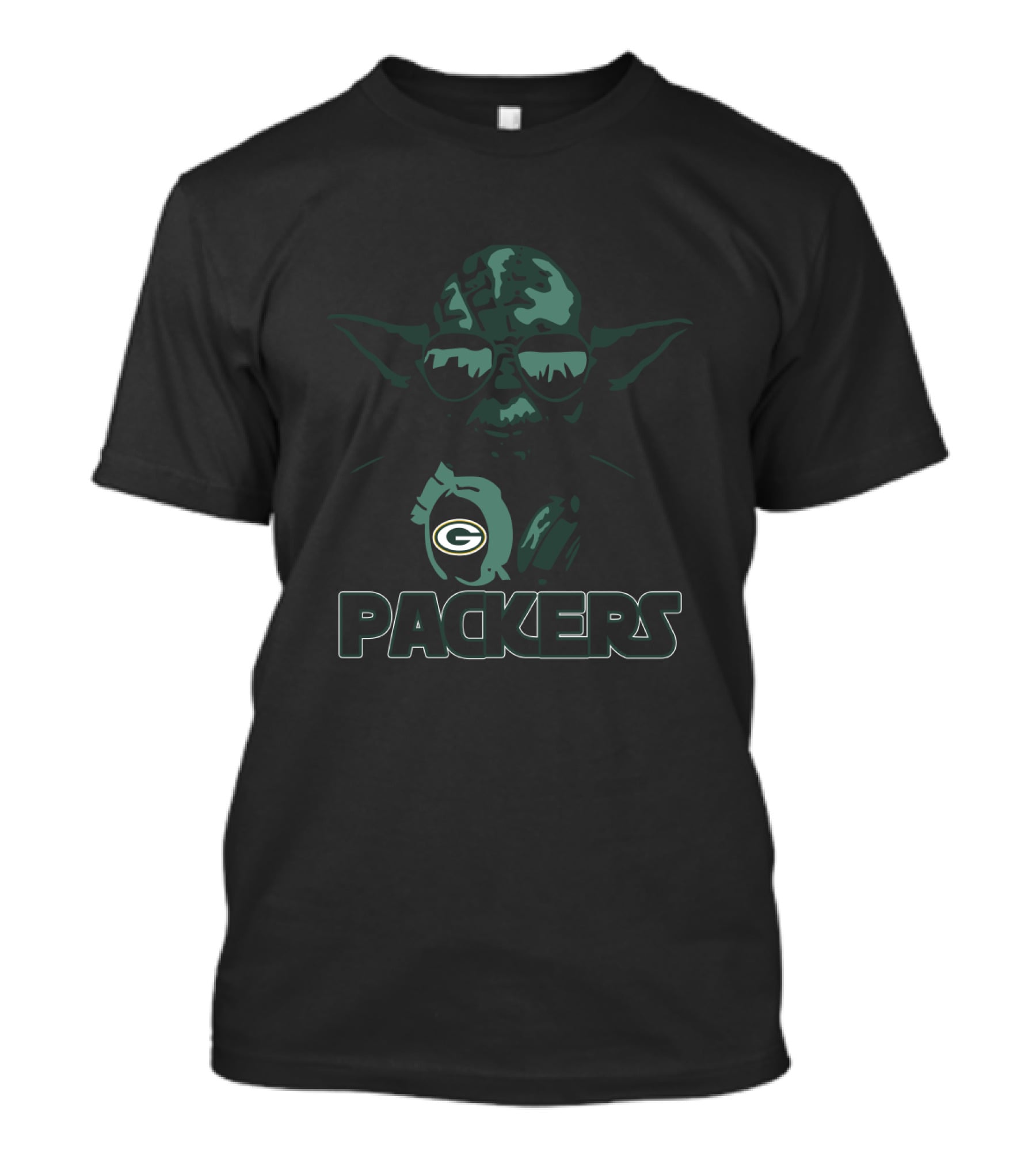 Yoda Packers Star Wars And Green Bay Fans T-Shirt
