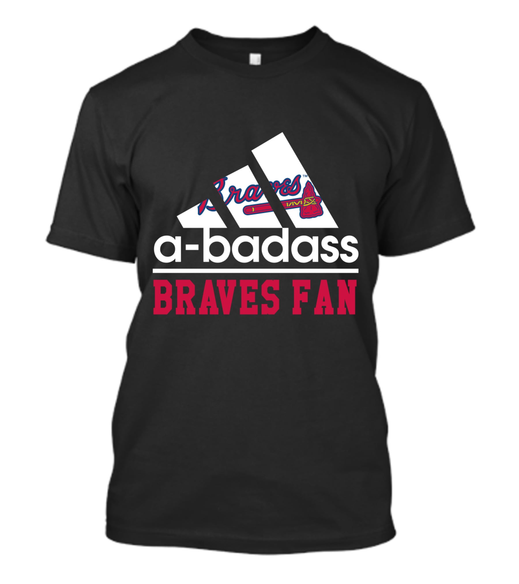 Braves Fan A-Badass Sports Graphic T-Shirt