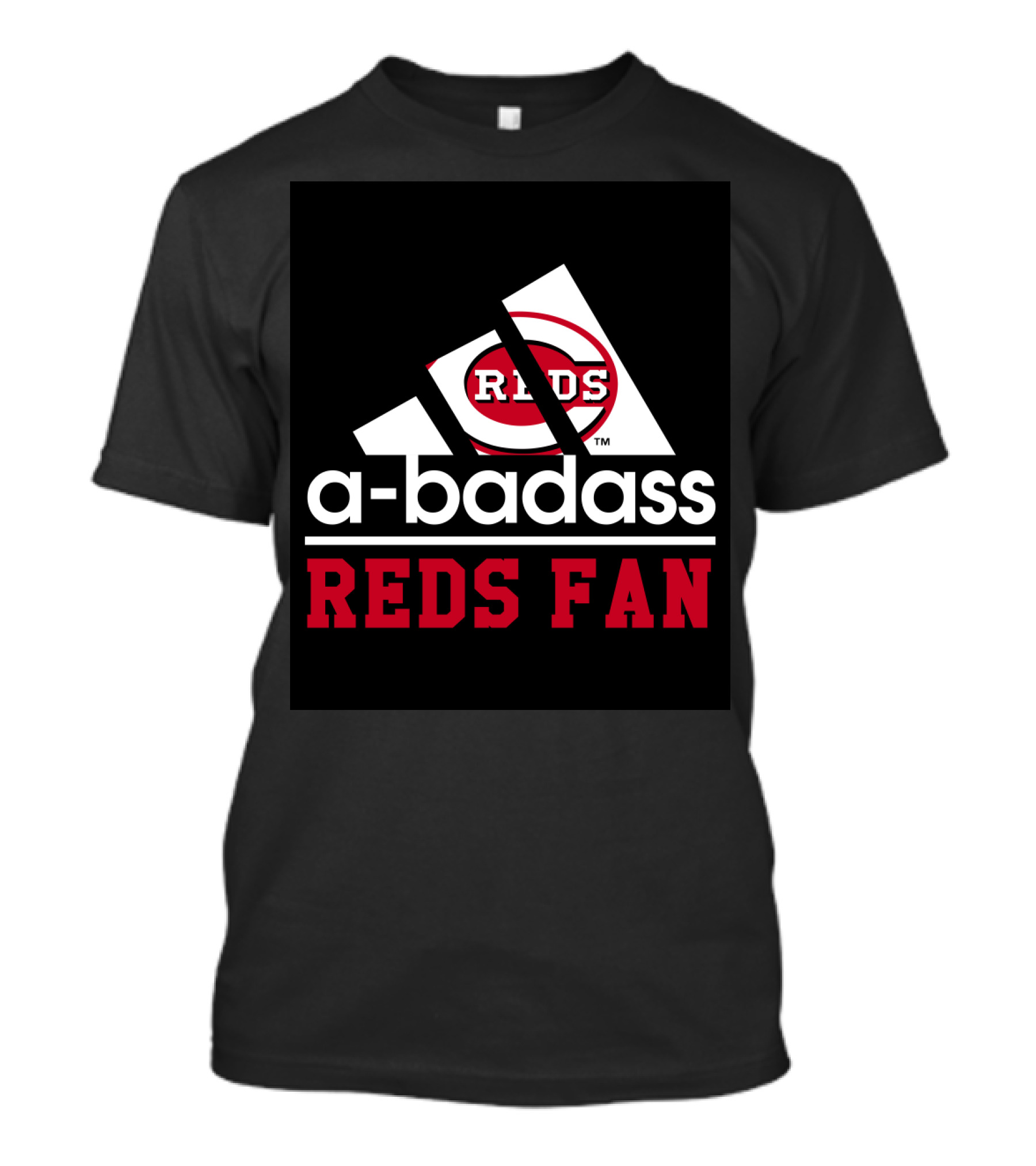 Cincinnati Reds Fan A-Badass Reds T-Shirt