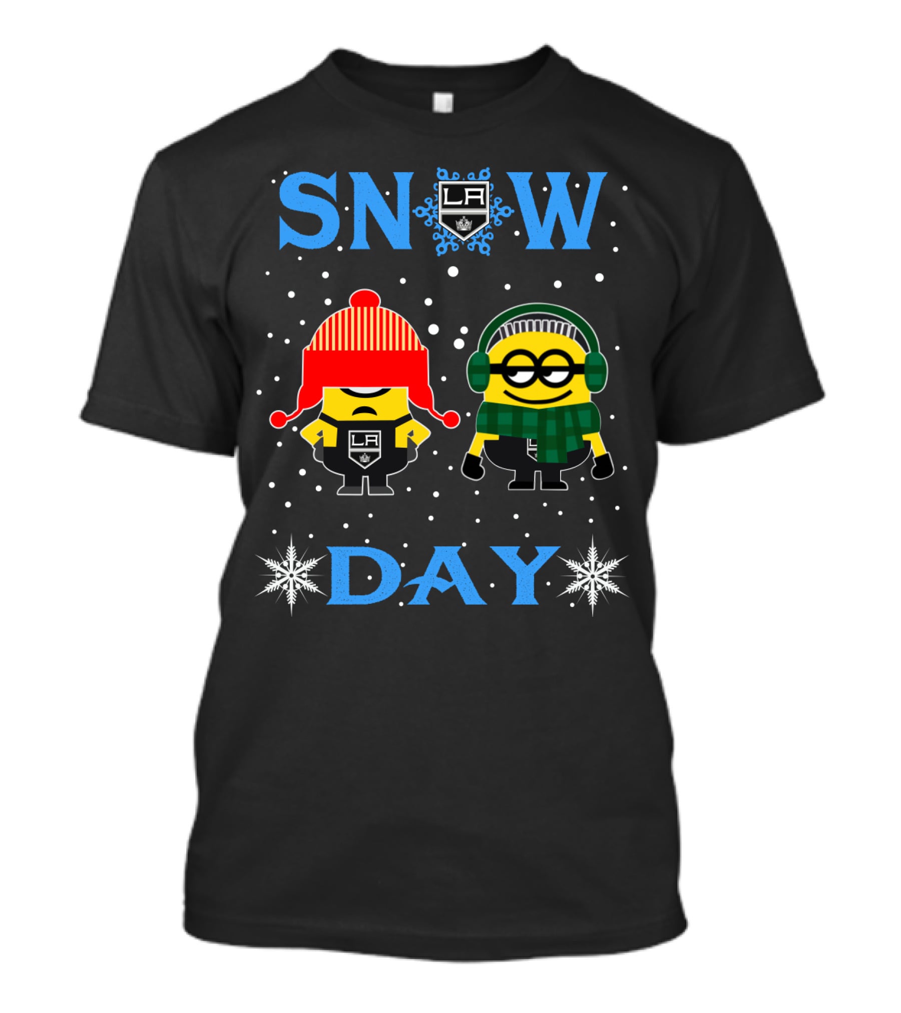Snow Day La Kings Minions Winter Fun T-Shirt