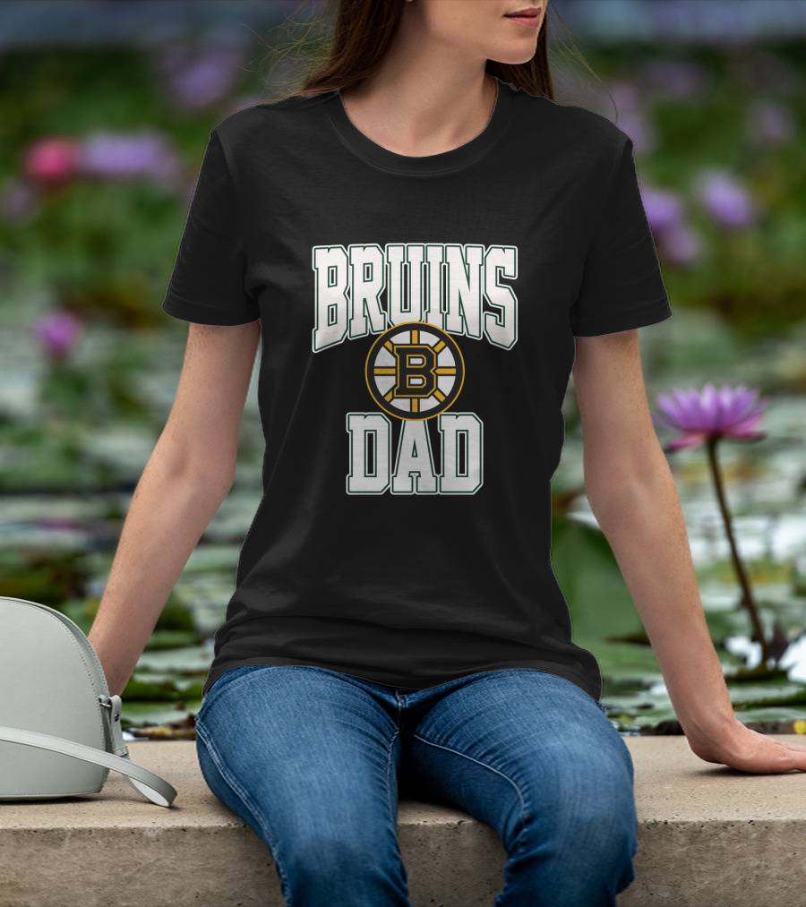 Bruins Dad Boston Hockey Team Fan T-Shirt