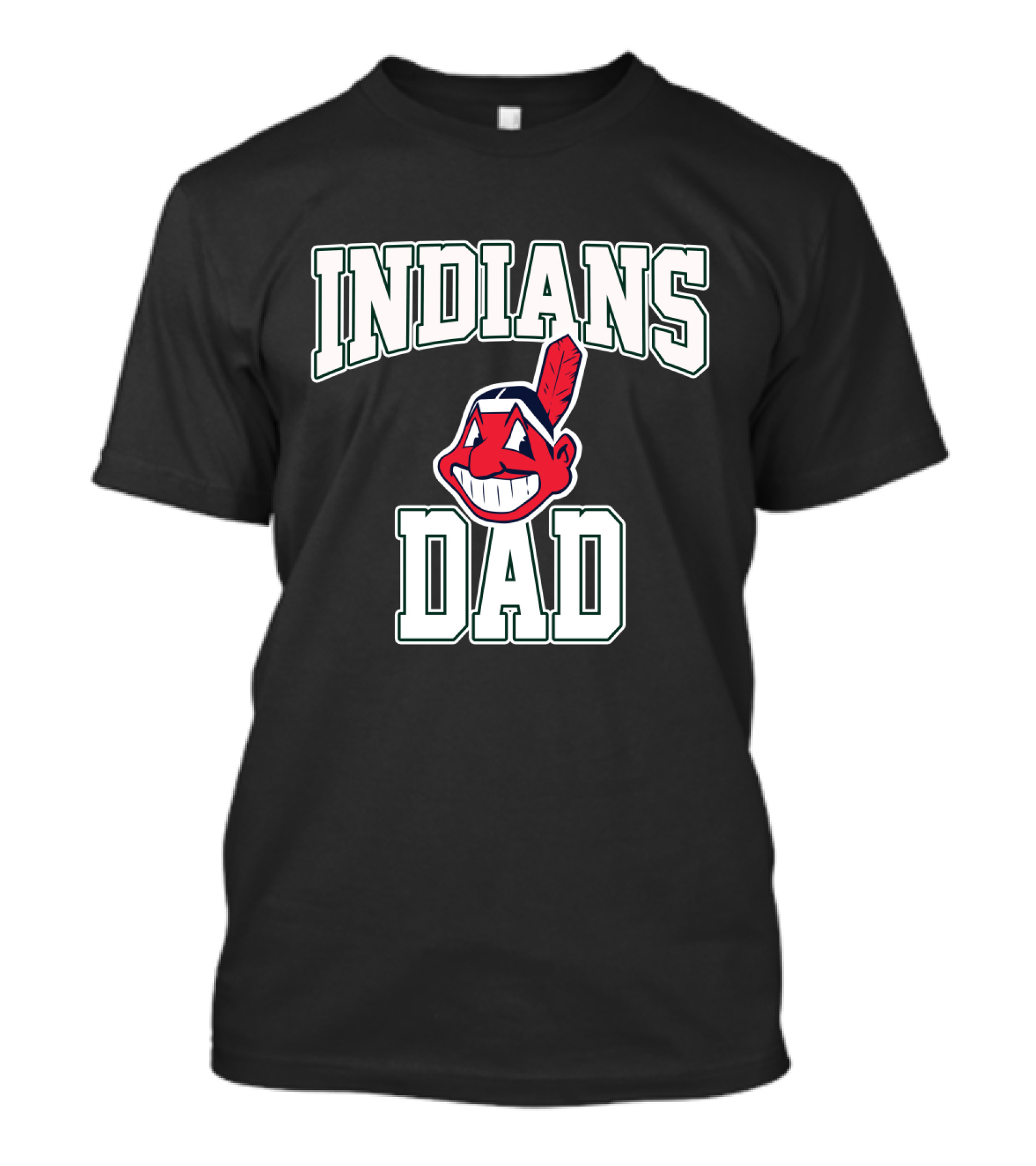 Indians Dad Cleveland Baseball Logo Enthusiast T-Shirt