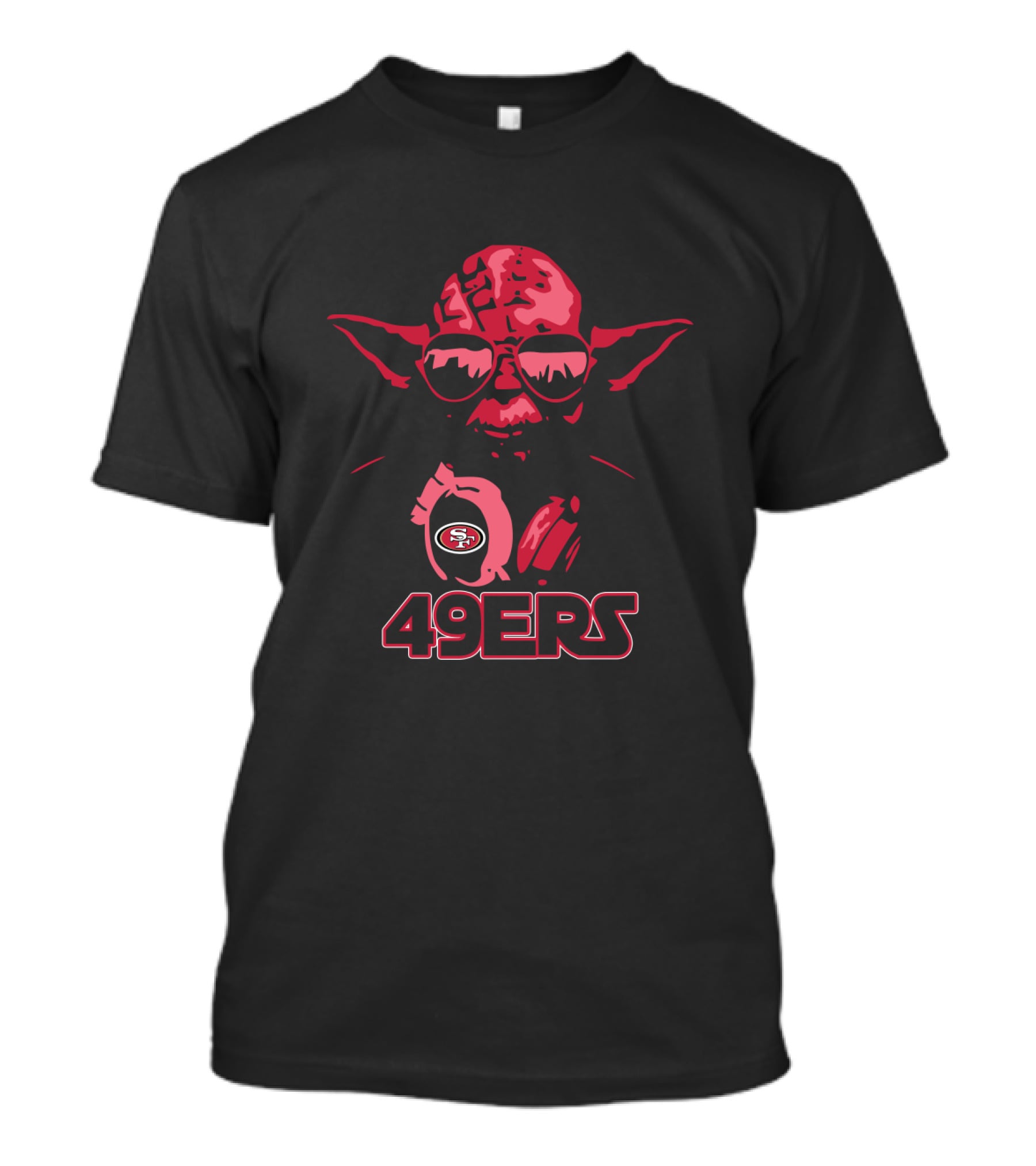 Yoda Star Wars San Francisco 49ers 49ers Fans T-Shirt