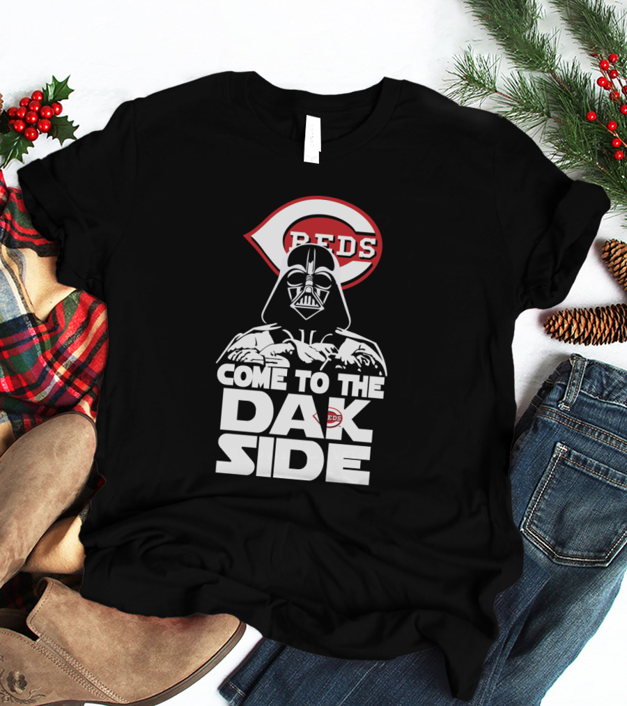 Cincinnati Reds Come To The Dark Side Darth Vader Fans T-Shirt