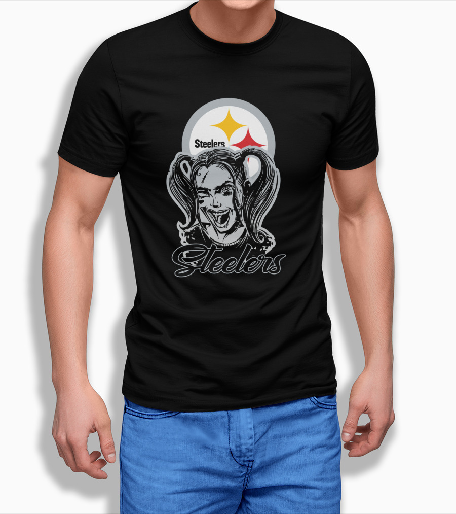 Steelers Harley Quinn Fans Pittsburgh Steelers T-Shirt
