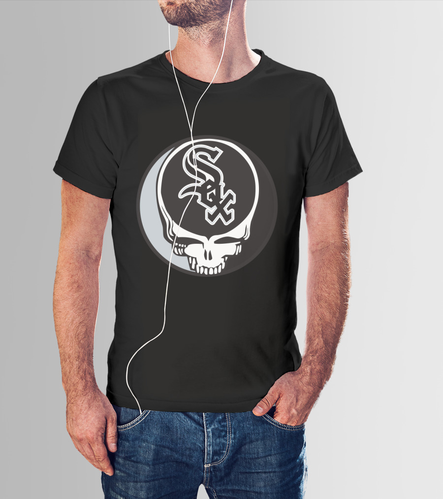 Grateful Dead Steal Your Face Chicago White Sox Fan Mashup T-Shirt