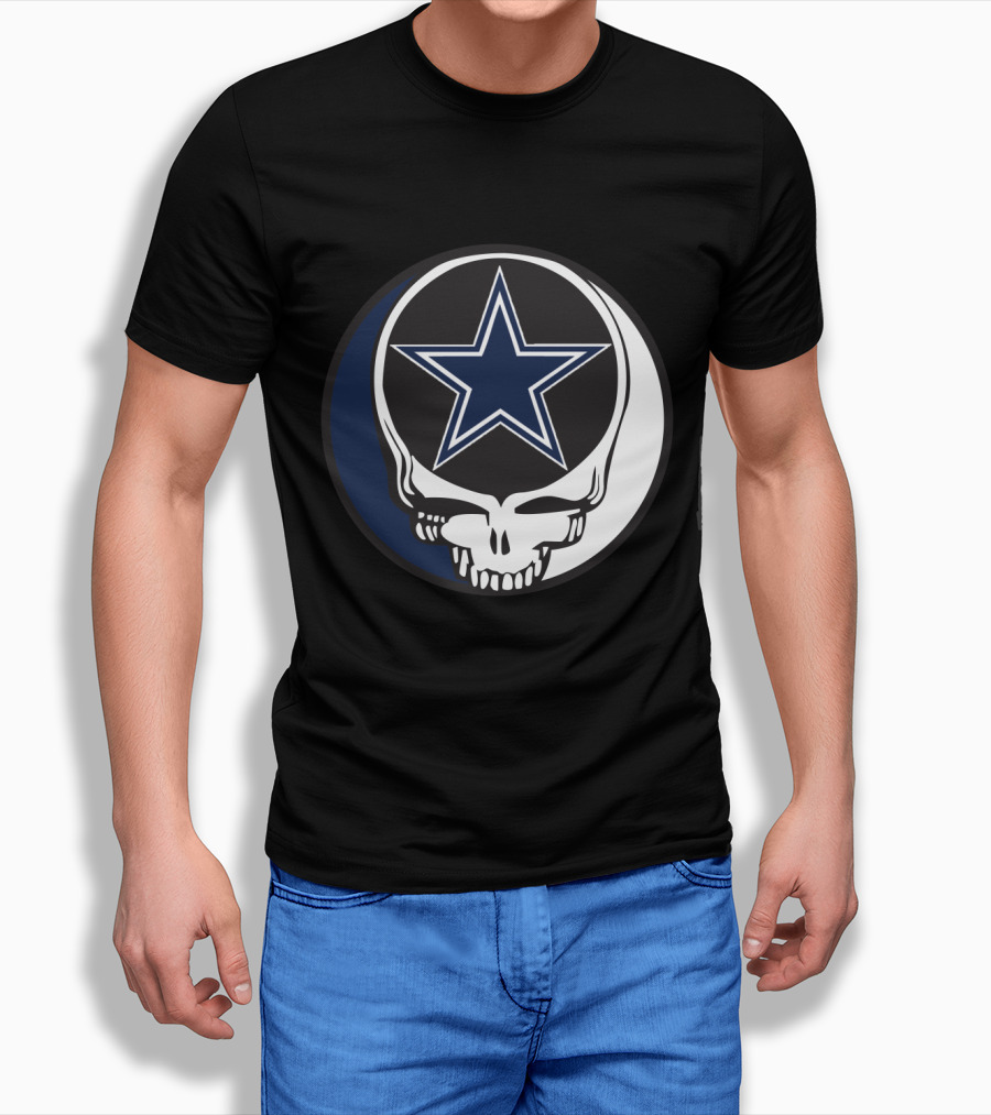 Grateful Dead Steal Your Face Dallas Cowboys Star T-Shirt