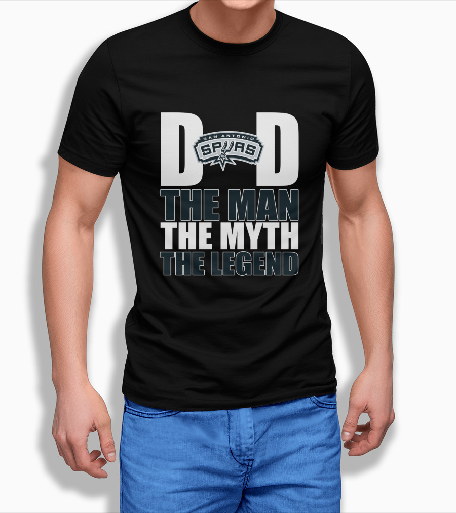 San Antonio Spurs Dad The Man The Myth The Legend T-Shirt