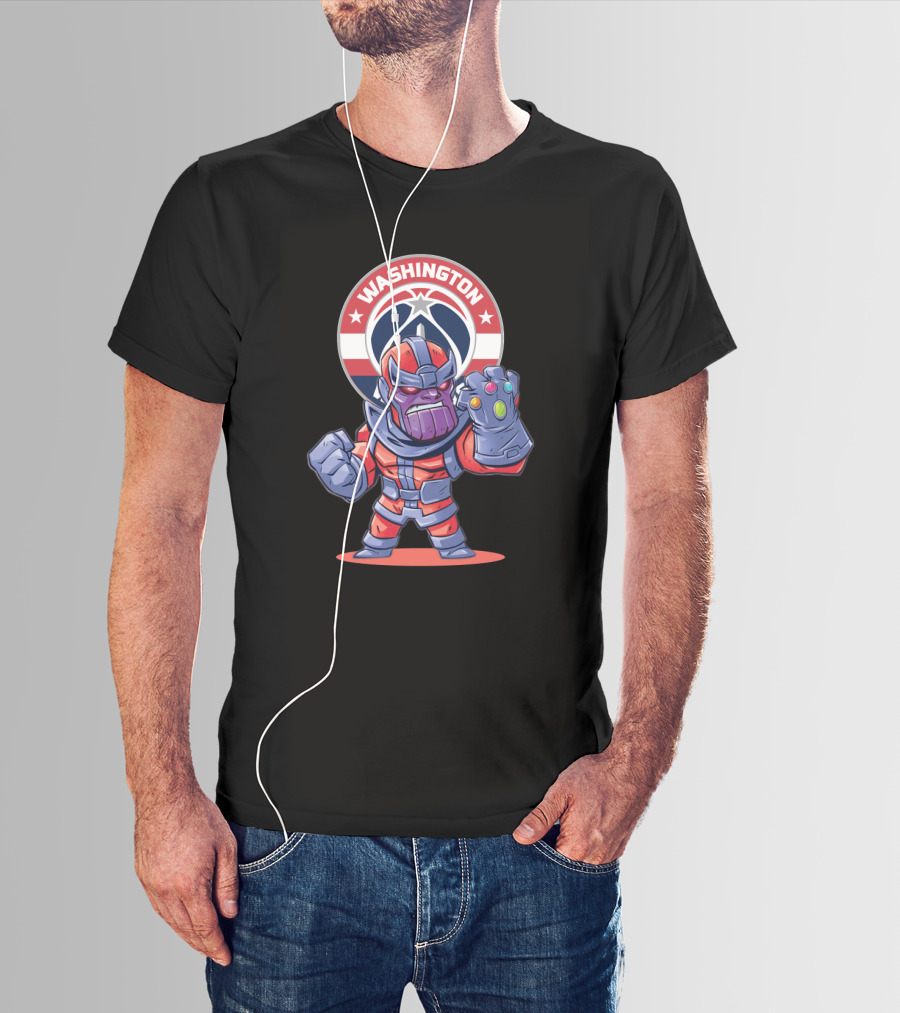 Washington Wizards Thanos Fan Crossovers T-Shirt
