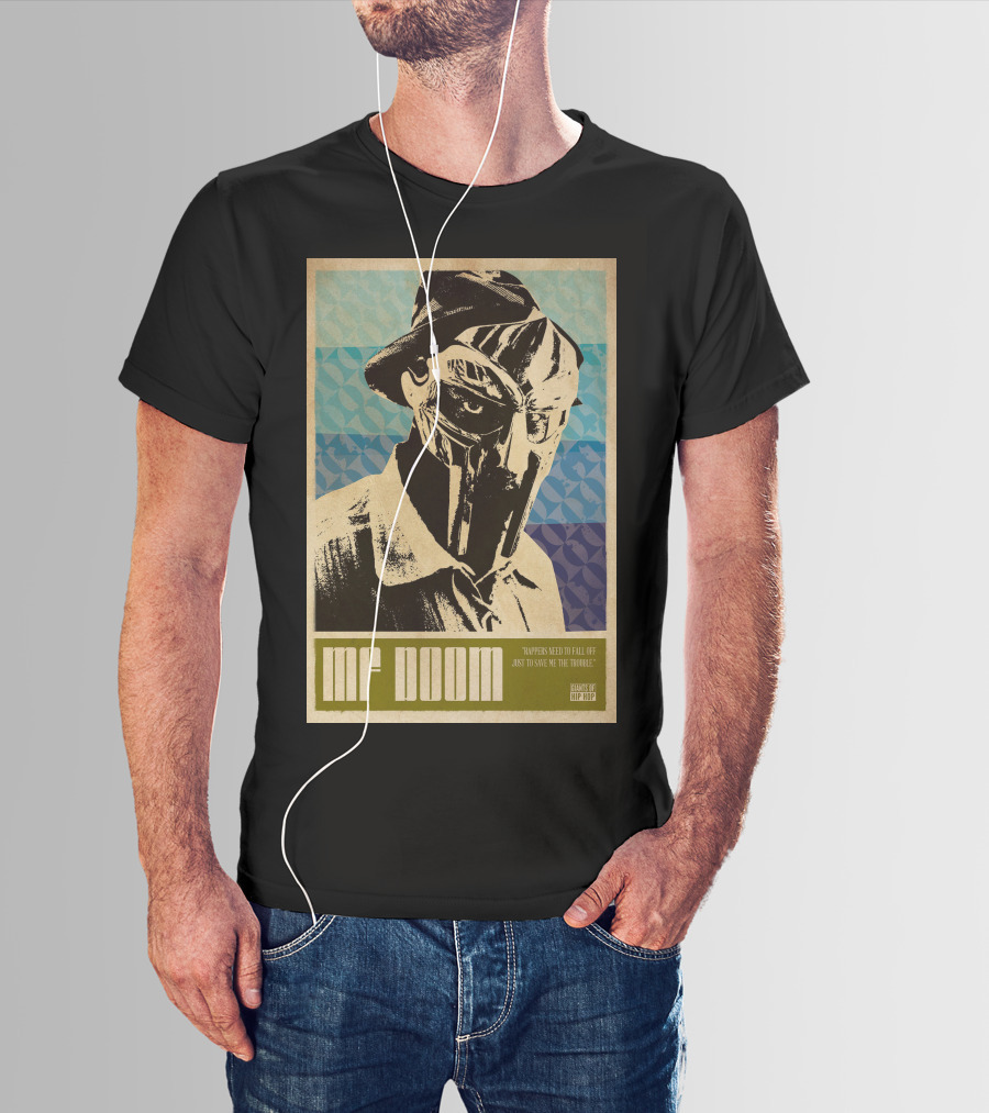 MF Doom Rappers Need To Fall Quote Design By Hip Hop T-Shirt