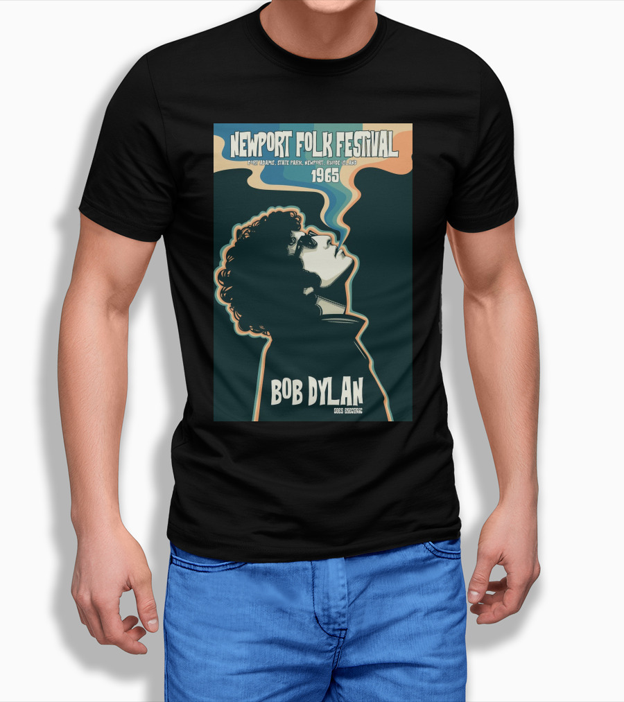 Newport Folk Festival 1965 Bob Dylan T-Shirt