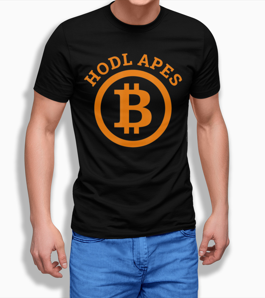 Hodl Apes Bitcoin Crypto Millionaire Plan Freedom Iconic T-Shirt