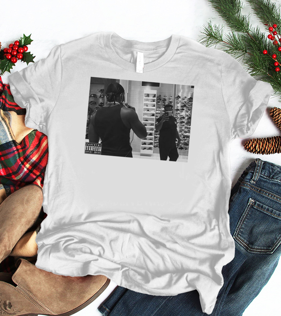 Jidion Merch PICTURE Parental Advisory Mirror Selfie Sneaker Store T-Shirt