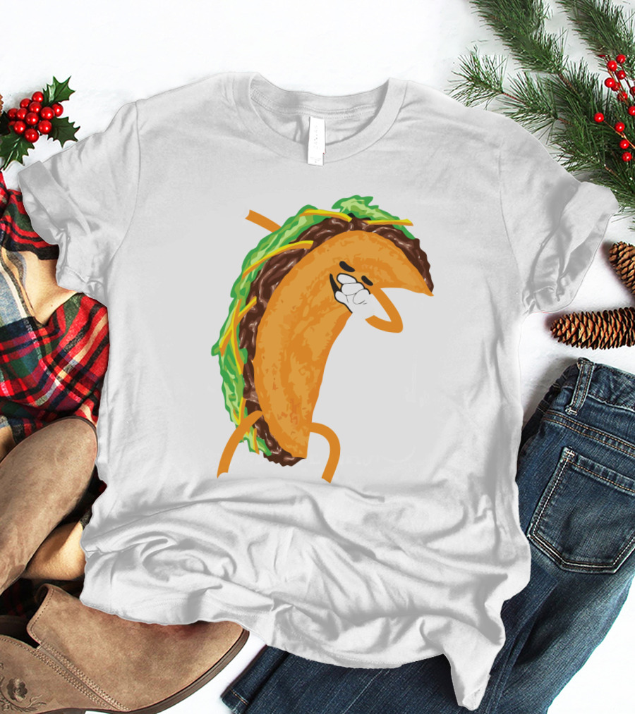Tacos Tacos Tacos Tacos Dancing Taco Character T-Shirt