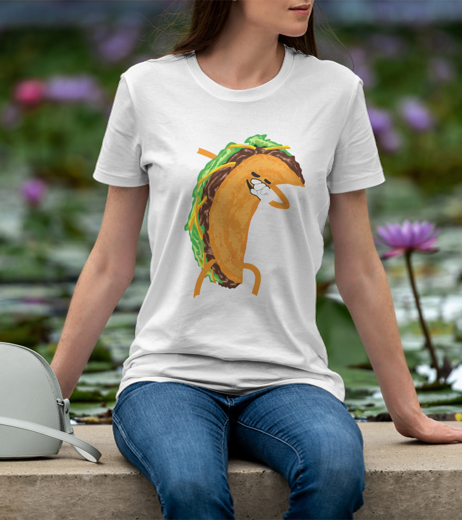 Tacos Tacos Tacos Tacos Dancing Taco Character T-Shirt