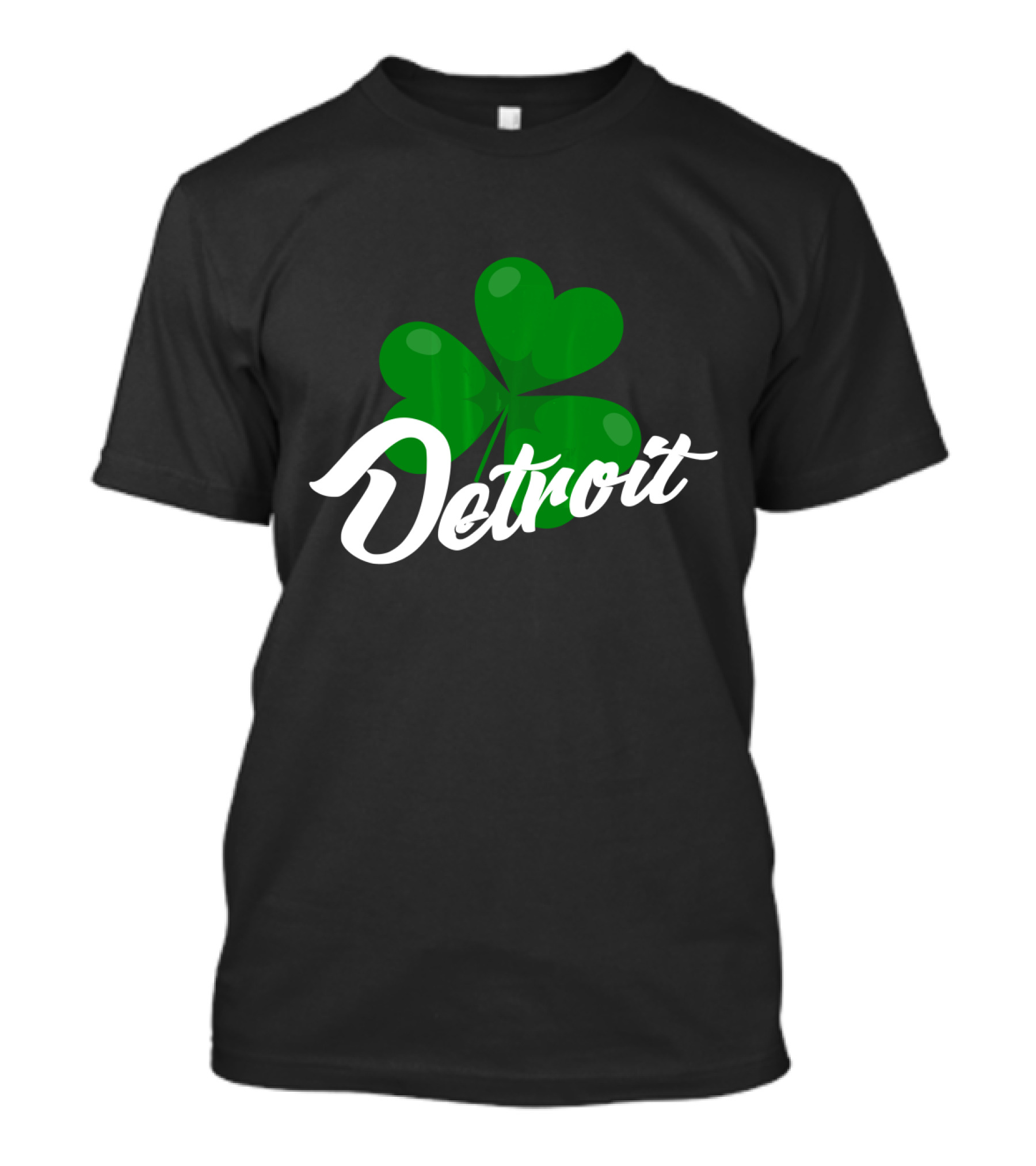 Detroit Shamrock St Patrick's Day Celebration Clovers T-Shirt