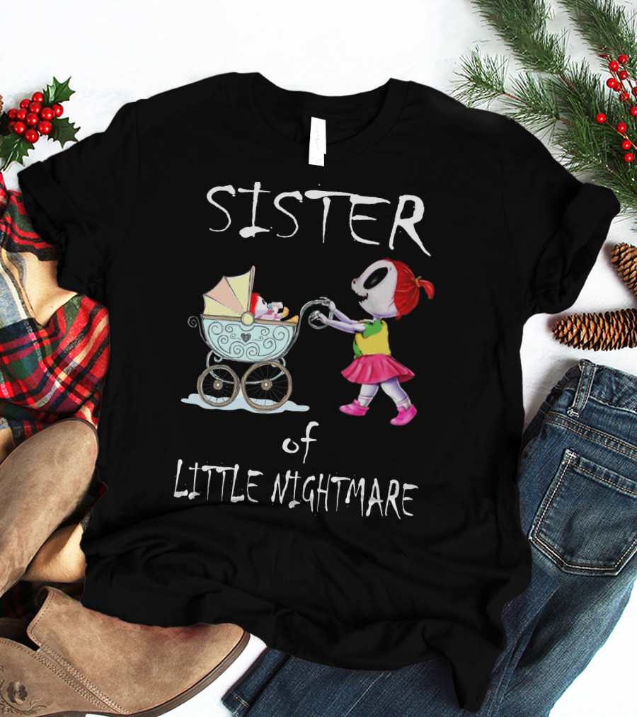 Sister Of Little Nightmare Skeleton Doll With Pram T-Shirt