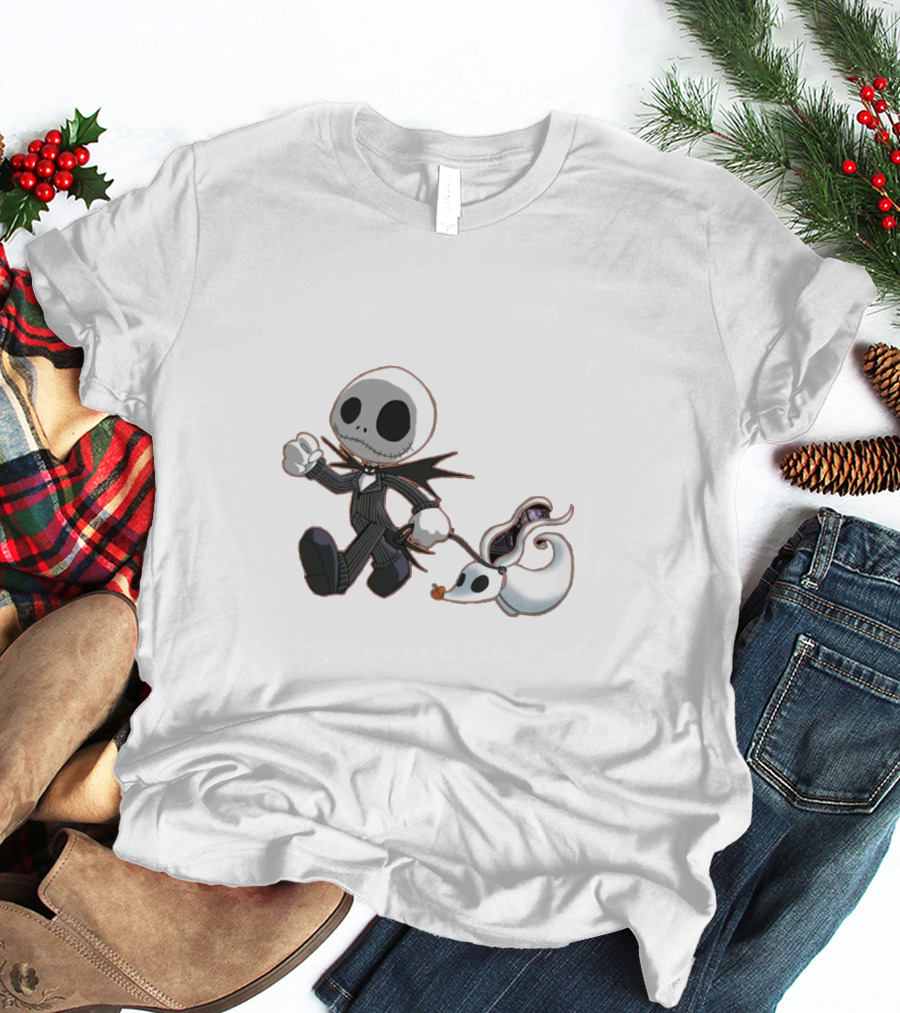 Jack Skellington And Zero Nightmare Before Christmas T-Shirt