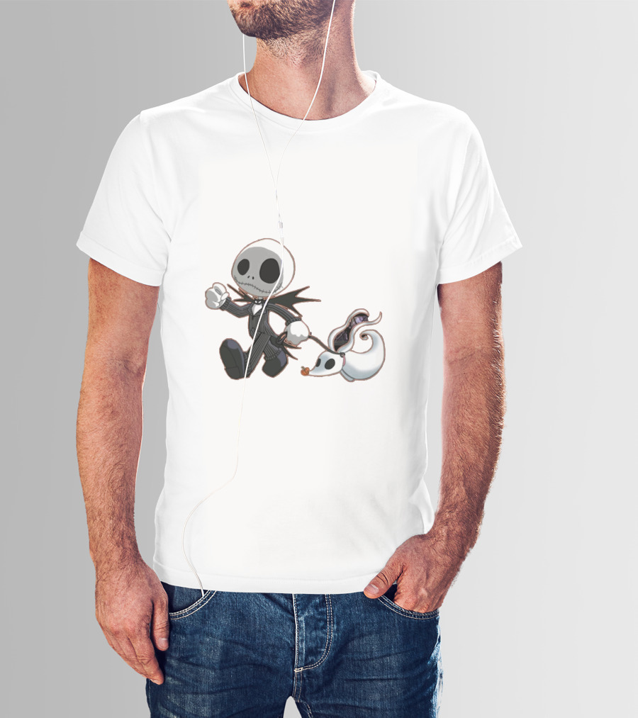 Jack Skellington And Zero Nightmare Before Christmas T-Shirt