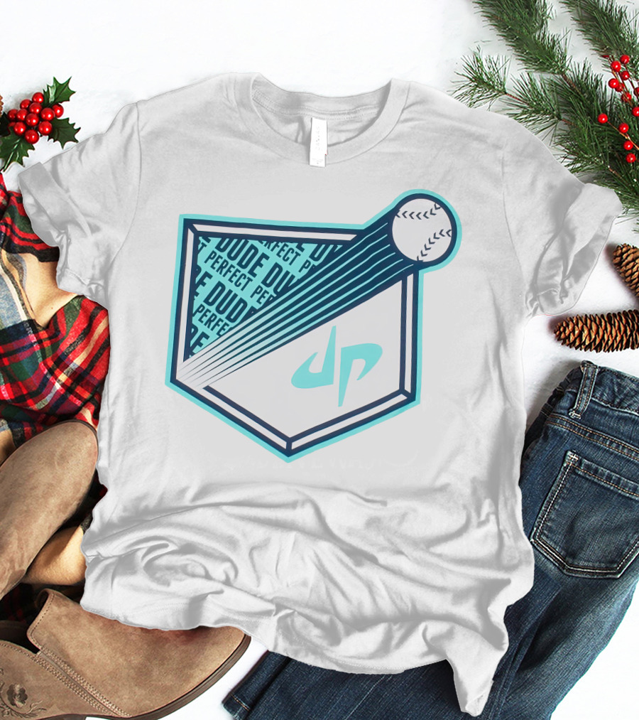 Dude Perfect DP Baseball Pocket T-Shirt