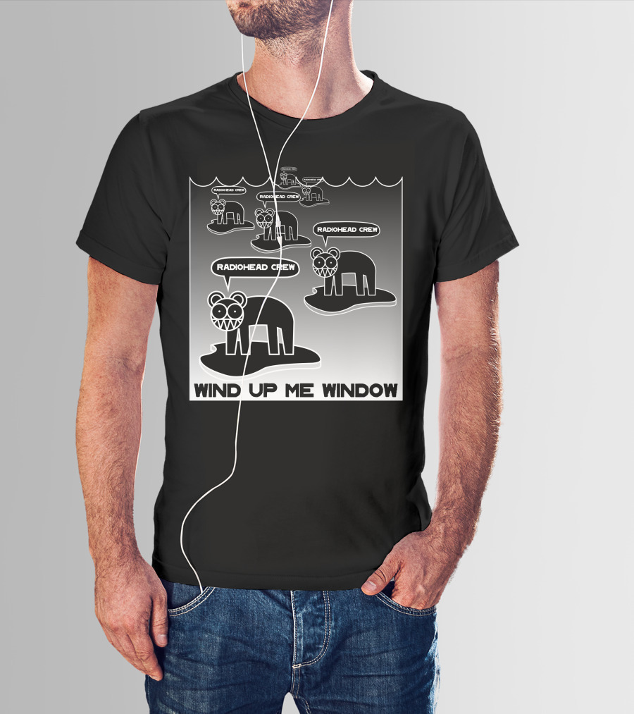 RADIOHEAD CREW WIND UP ME WINDOW T-Shirt