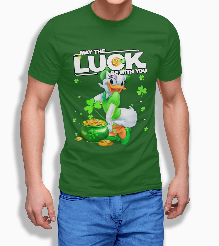 MAY THE LUCK BE WITH YOU DAISY LUCK ST PATRICK'S DAY T-Shirt
